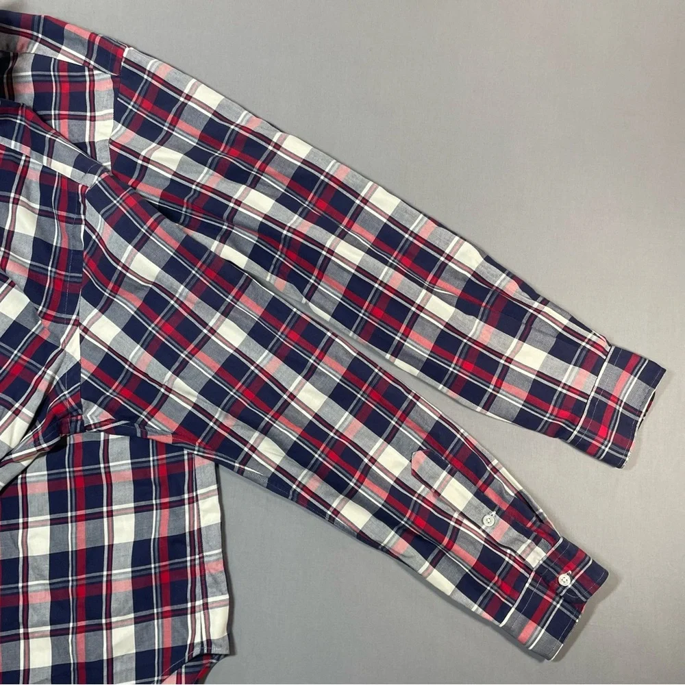 Polo Ralph Lauren VINTAGE Classic Fit Plaid Button Down Shirt - Mens Large
